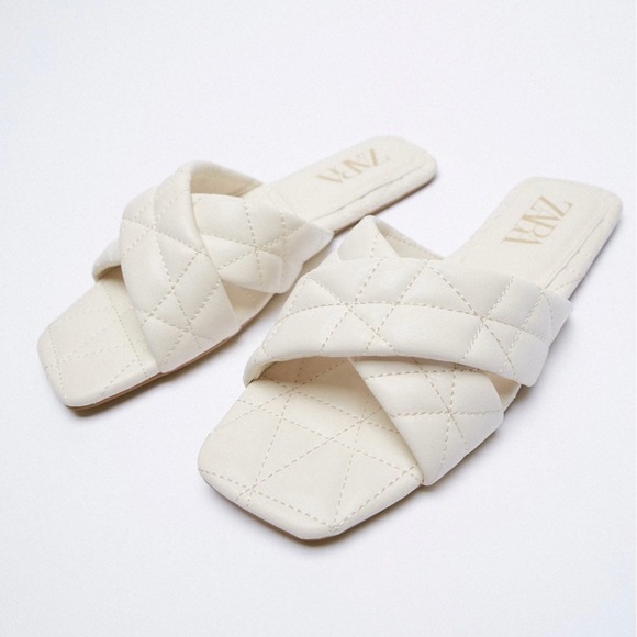 Zara Quilted Sandals
